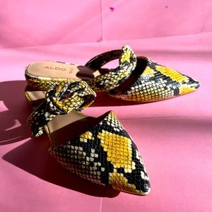 Genuine Leather ALDO Slides